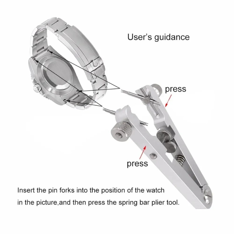 Aluminum Alloy Watch Band Remo - مراجعة Spring Bar Tool Set وسعره