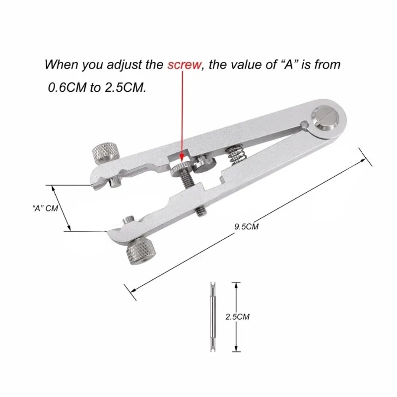 Aluminum Alloy Watch Band Remo - مراجعة Spring Bar Tool Set وسعره