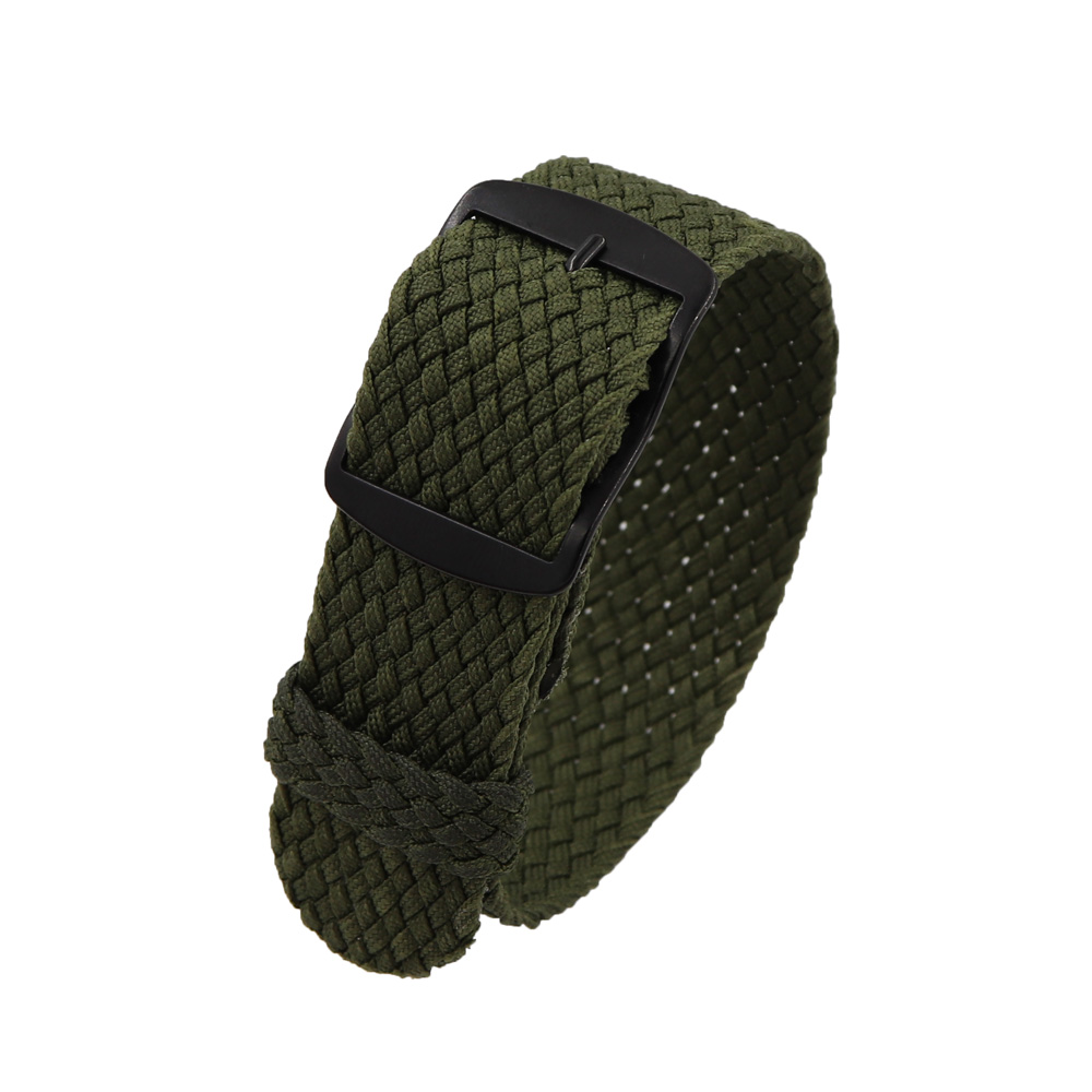 18mm 20mm 22mm Solid color For - مراجعة Perlon Strap Woven وسعره