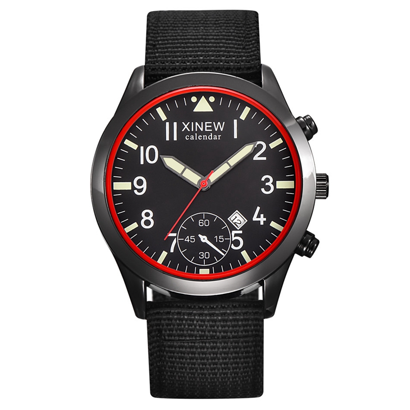 2020 XINEW Watches Men Fashion - مراجعة Canvas Strap Watch وسعره