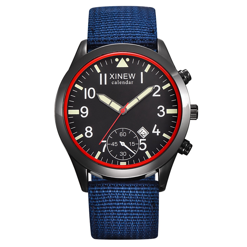 2020 XINEW Watches Men Fashion - مراجعة Canvas Strap Watch وسعره
