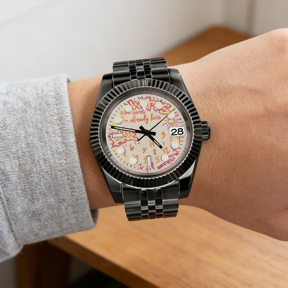 Luxury Watch china NH35 36mm/3 - مراجعة Stainless Bracelet Diver وسعره