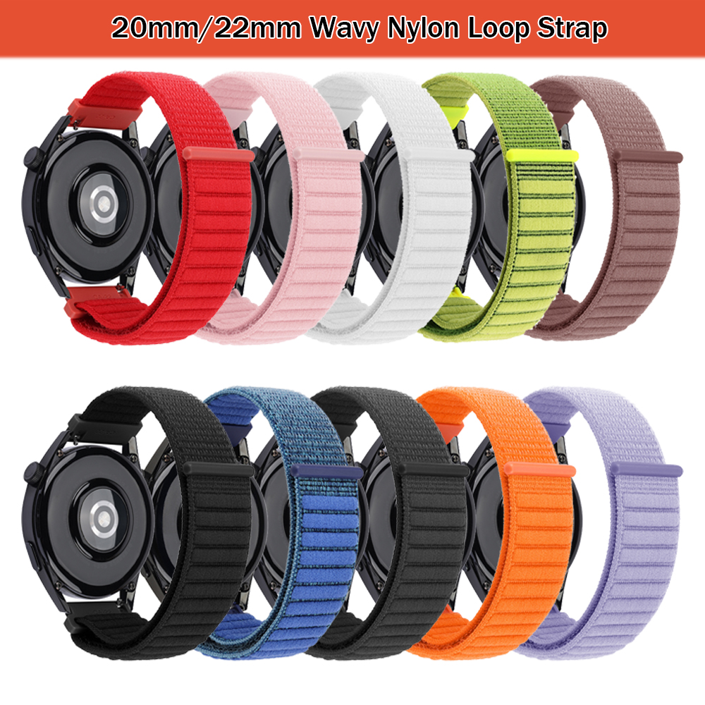 20mm 22mm Nylon Sport Strap Fo - مراجعة Sport Loop Velcro وسعره