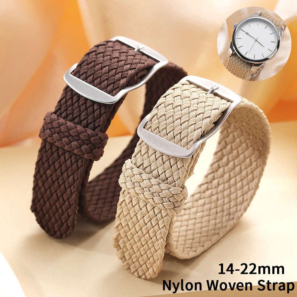 14mm 16mm 18mm 20mm 22mm Woven - مراجعة Perlon Strap Woven وسعره