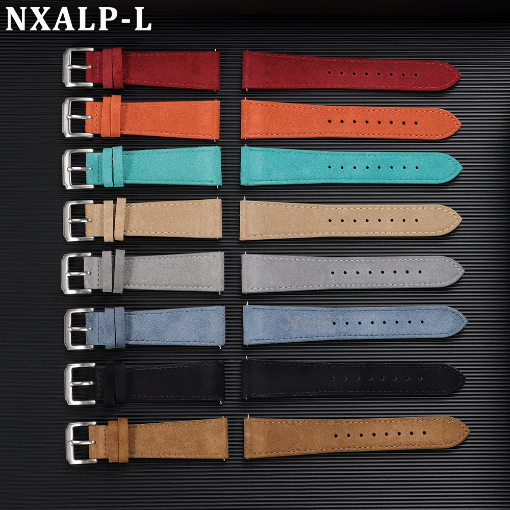 Vintage Suede Strap Soft Cowhi - مراجعة Suede Strap Watch وسعره