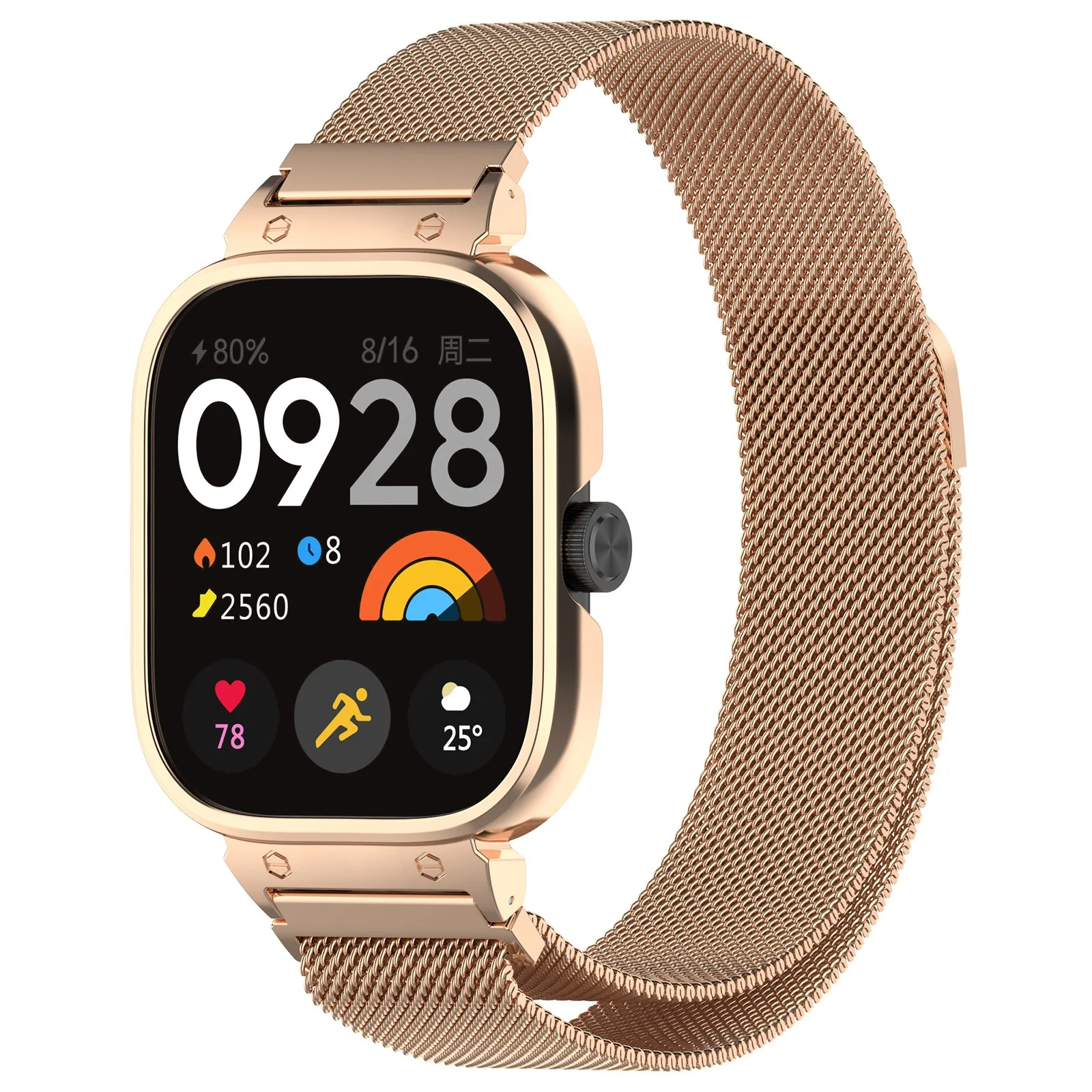 Metal Case+Milanese Loop Strap - مراجعة Milanese Loop Magnetic وسعره