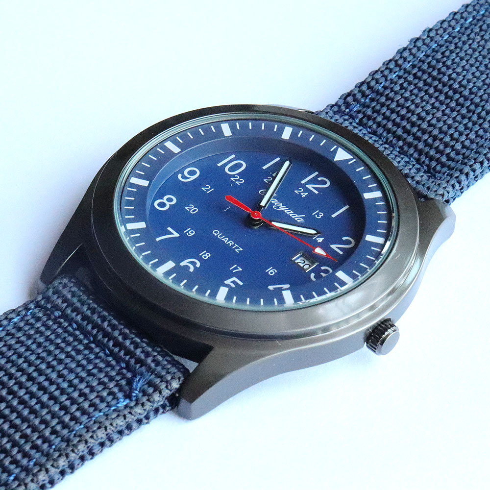 Luxury Men's Quartz Watch Spor - مراجعة Canvas Strap Watch وسعره