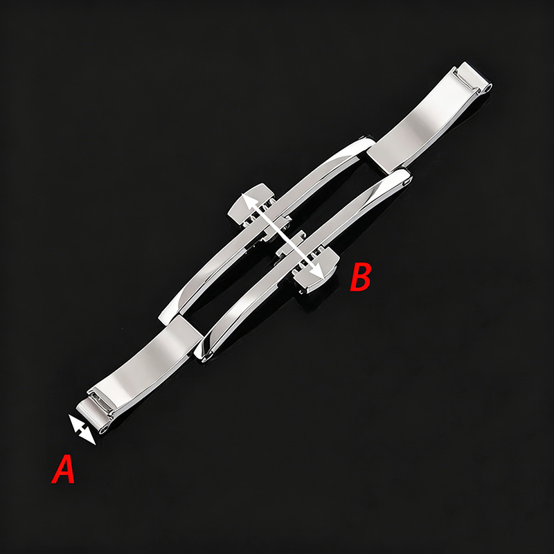 Watch Band Buckle Stainless St - مراجعة Butterfly Clasp Deployant وسعره