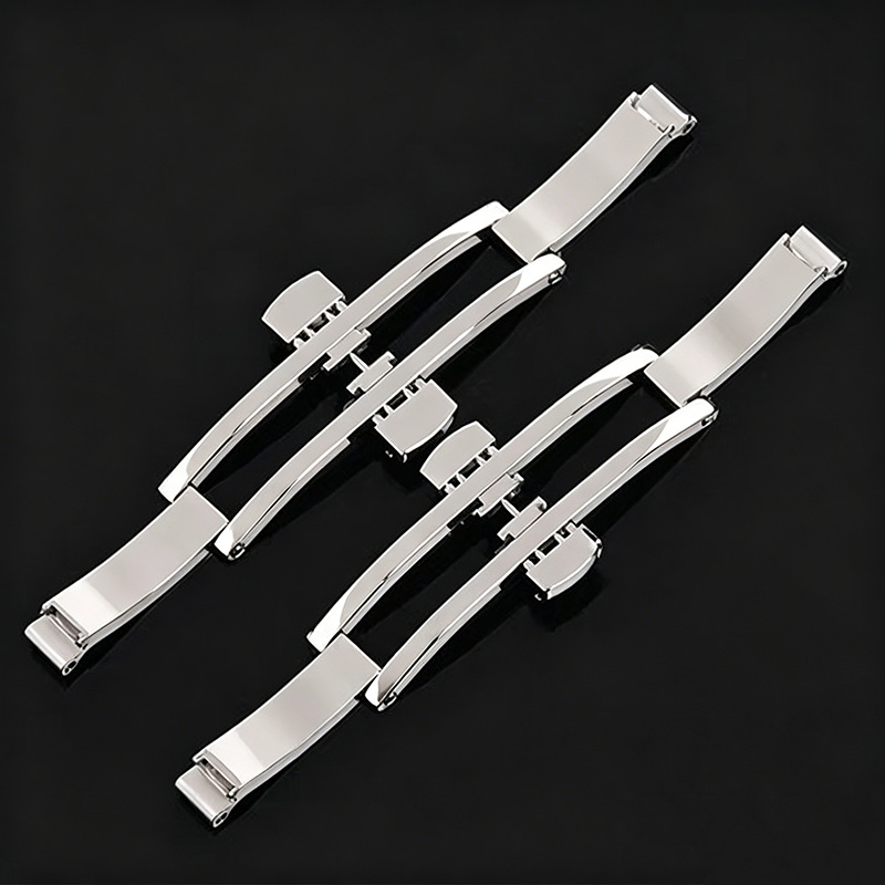 Watch Band Buckle Stainless St - مراجعة Butterfly Clasp Deployant وسعره