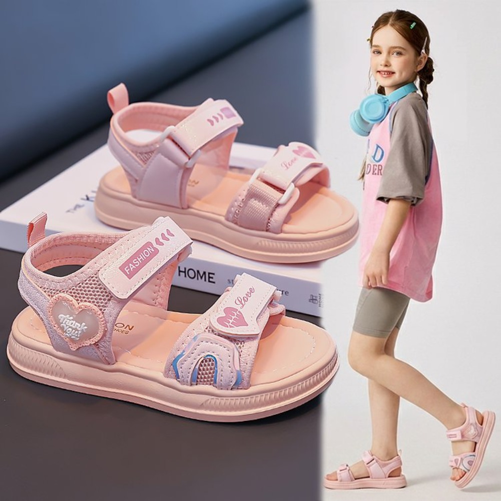 Girls' Heart-Shaped Princess S - مراجعة Sport Loop Velcro وسعره