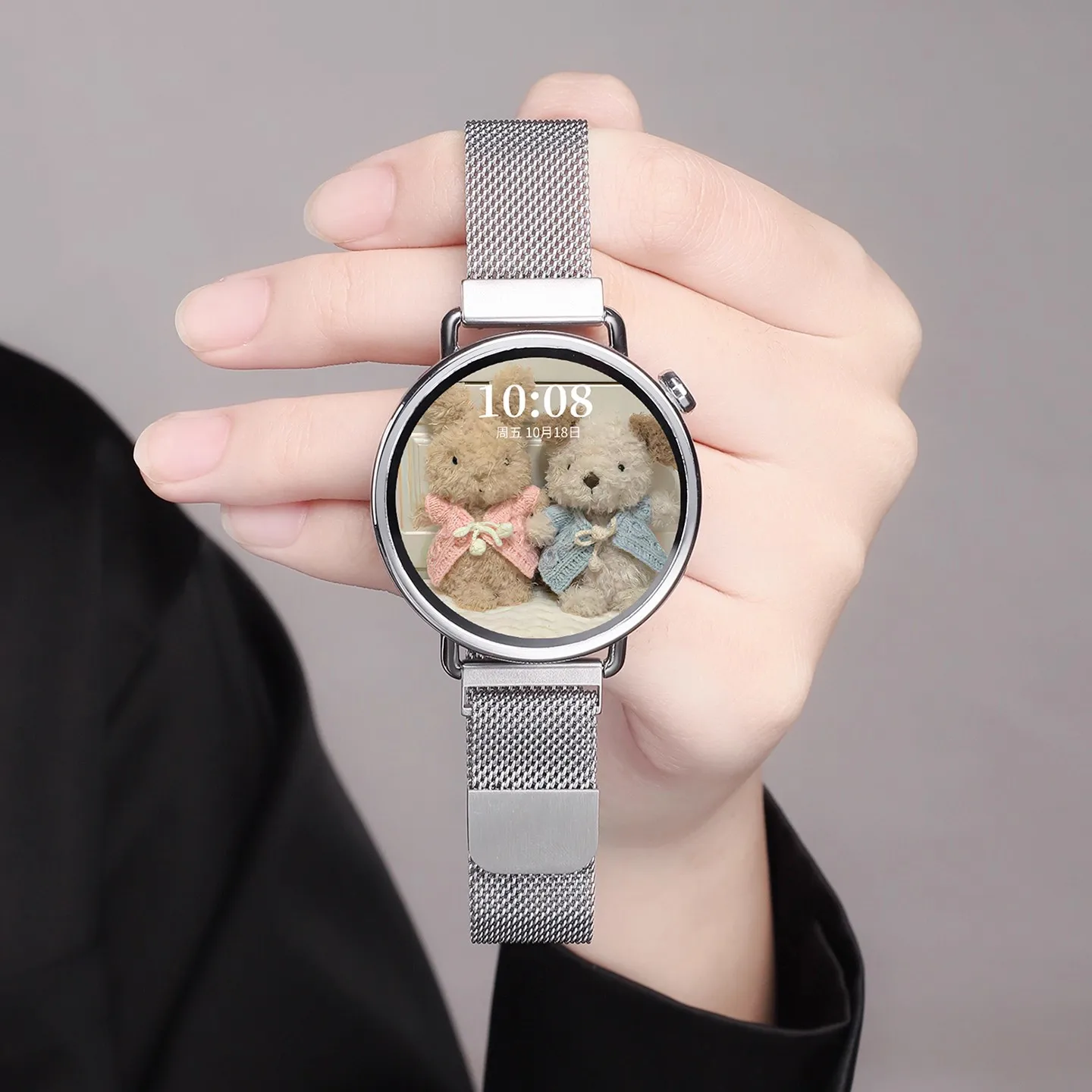 18mm Milanese Loop Strap For X - مراجعة Milanese Loop Magnetic وسعره