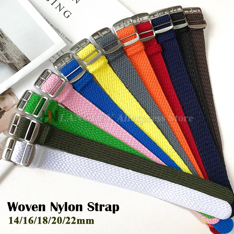 Fabric Woven Nylon Watch Band  - مراجعة Perlon Strap Woven وسعره