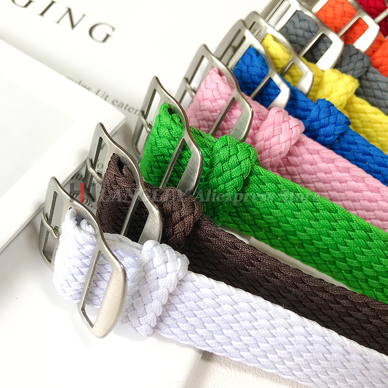 Fabric Woven Nylon Watch Band  - مراجعة Perlon Strap Woven وسعره