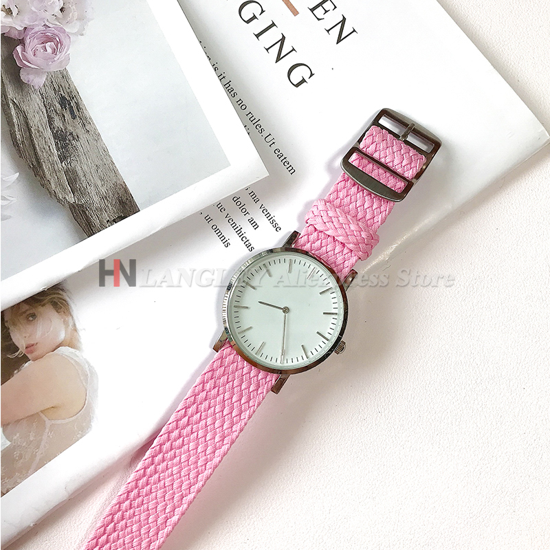Fabric Woven Nylon Watch Band  - مراجعة Perlon Strap Woven وسعره