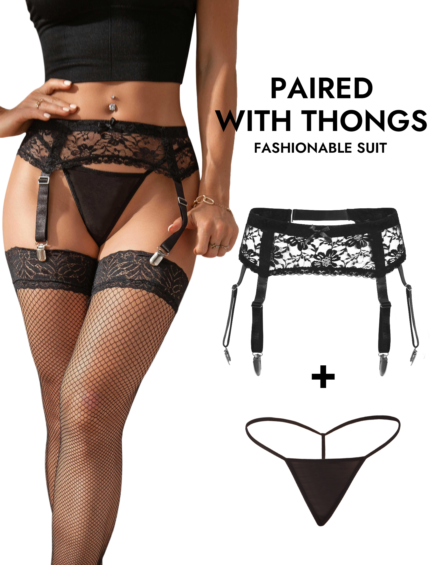 Comeondear Women Floral Lace G - مراجعة Mesh Strap Metal وسعره