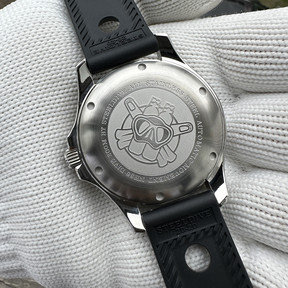 STEELDIVE SD1957 New Strap 42M - مراجعة Tropic Strap Vintage وسعره