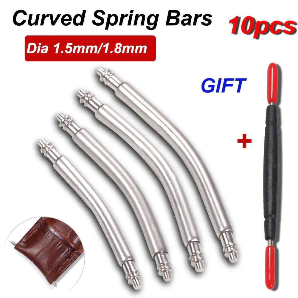 10pcs Curved End Spring Bar Di - مراجعة Curved Spring Bar وسعره