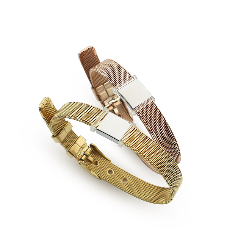 DINGLLY 10mm High Quality Stai - مراجعة Mesh Strap Metal وسعره