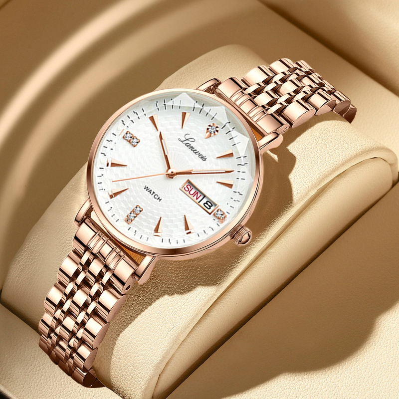Ladies Watch, Butterfly Buckle - مراجعة Butterfly Clasp Deployant وسعره