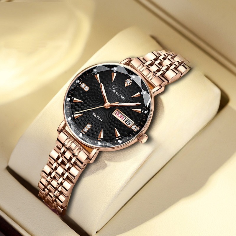 Ladies Watch, Butterfly Buckle - مراجعة Butterfly Clasp Deployant وسعره