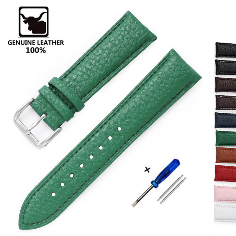 Litchi Pattern Soft Leather Wa - مراجعة Suede Strap Watch وسعره