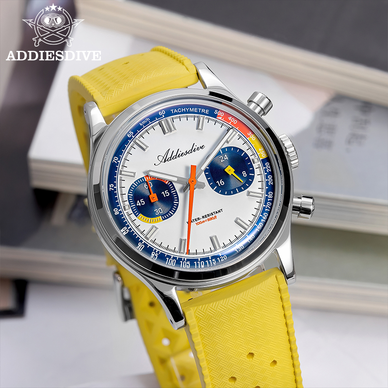 ADDIESDIVE reloj 38mm Watch Fo - مراجعة Rubber Strap Diver وسعره