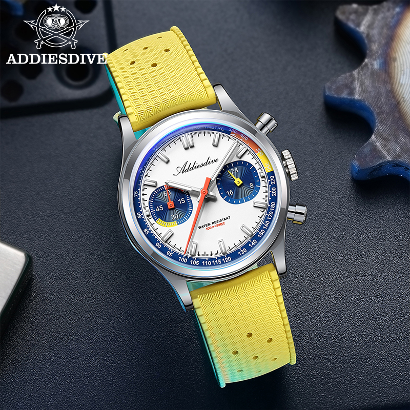 ADDIESDIVE reloj 38mm Watch Fo - مراجعة Rubber Strap Diver وسعره