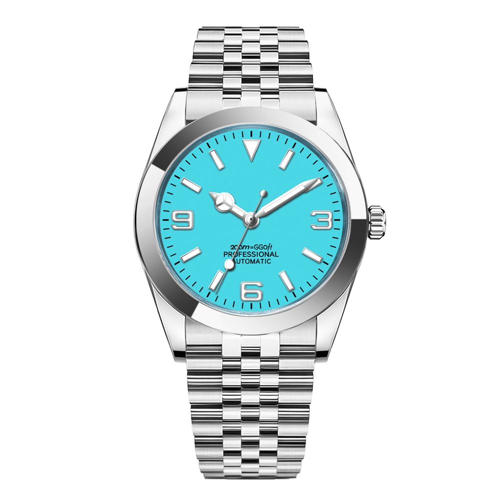 Custom Logo Luxury NH35 Watch  - مراجعة Stainless Bracelet Diver وسعره