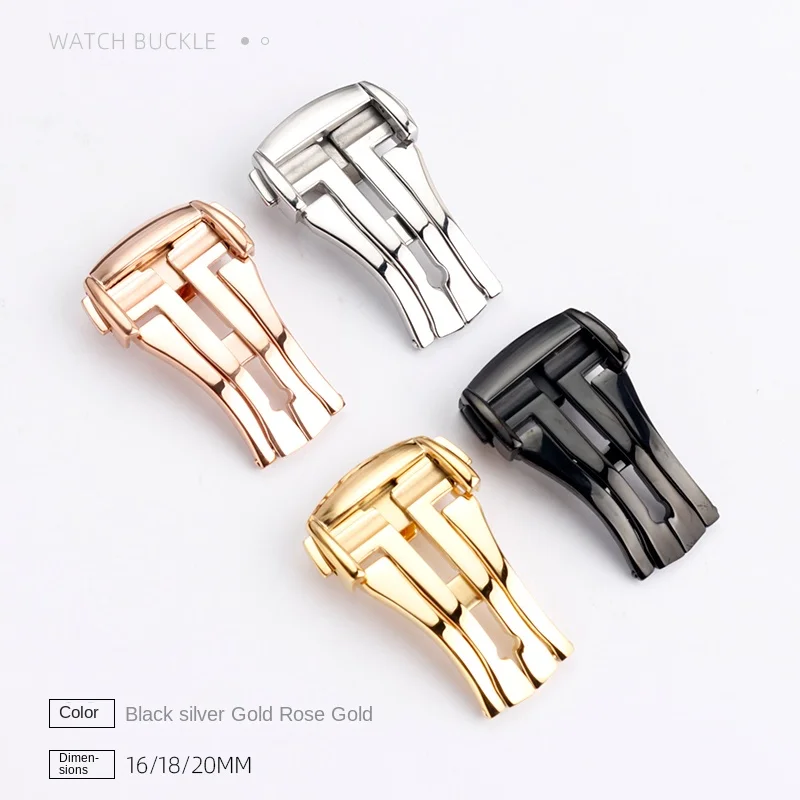 Stainless Steel Watch Buckle f - مراجعة Butterfly Clasp Deployant وسعره