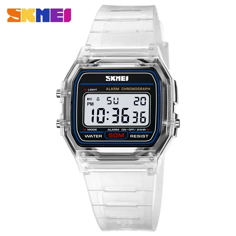 SKMEI 2056 Transparent TPU Str - مراجعة Rubber Strap Diver وسعره
