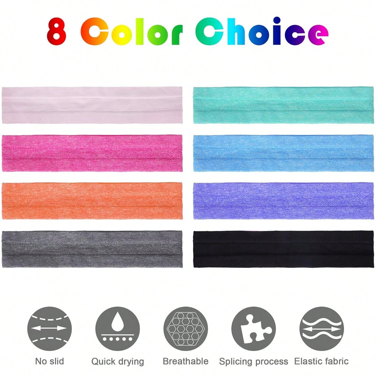 Sweatbands Non Slip Headbands  - مراجعة Silicone Band Women وسعره