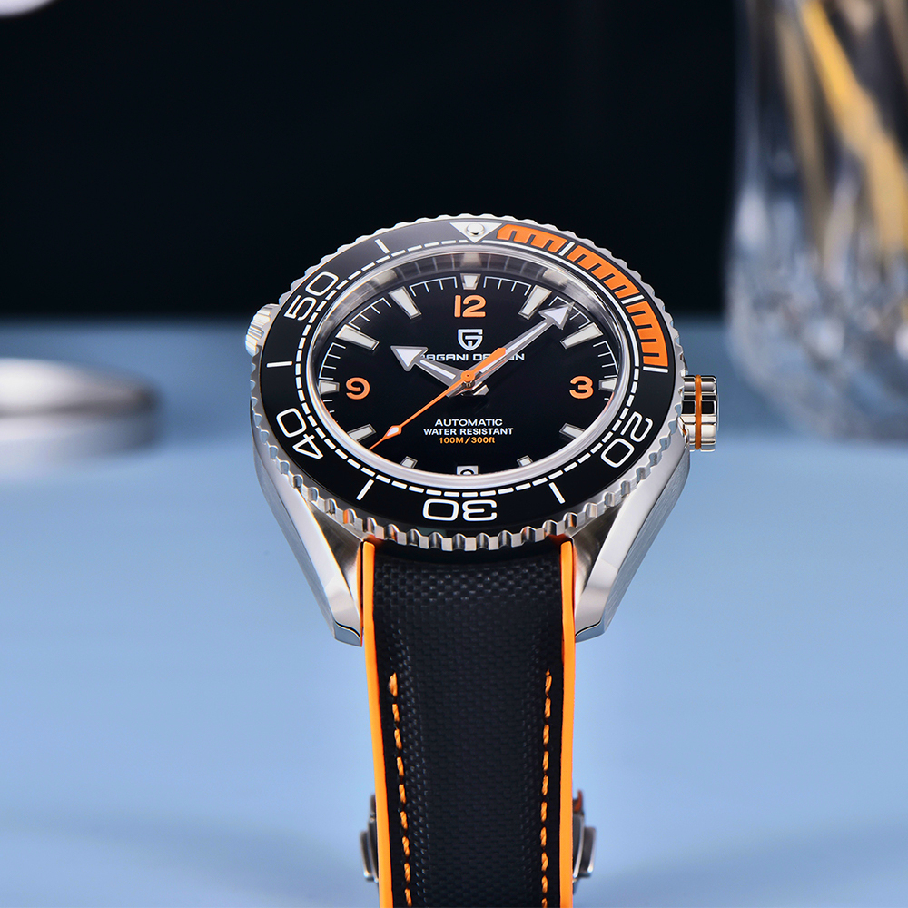 PAGANI DESIGN Diving Watch 100 - مراجعة Rubber Strap Diver وسعره