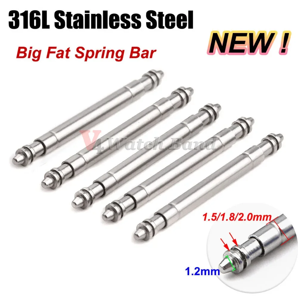 316L Stainless Steel Big Fat W - مراجعة Spring Bar Tool Set وسعره