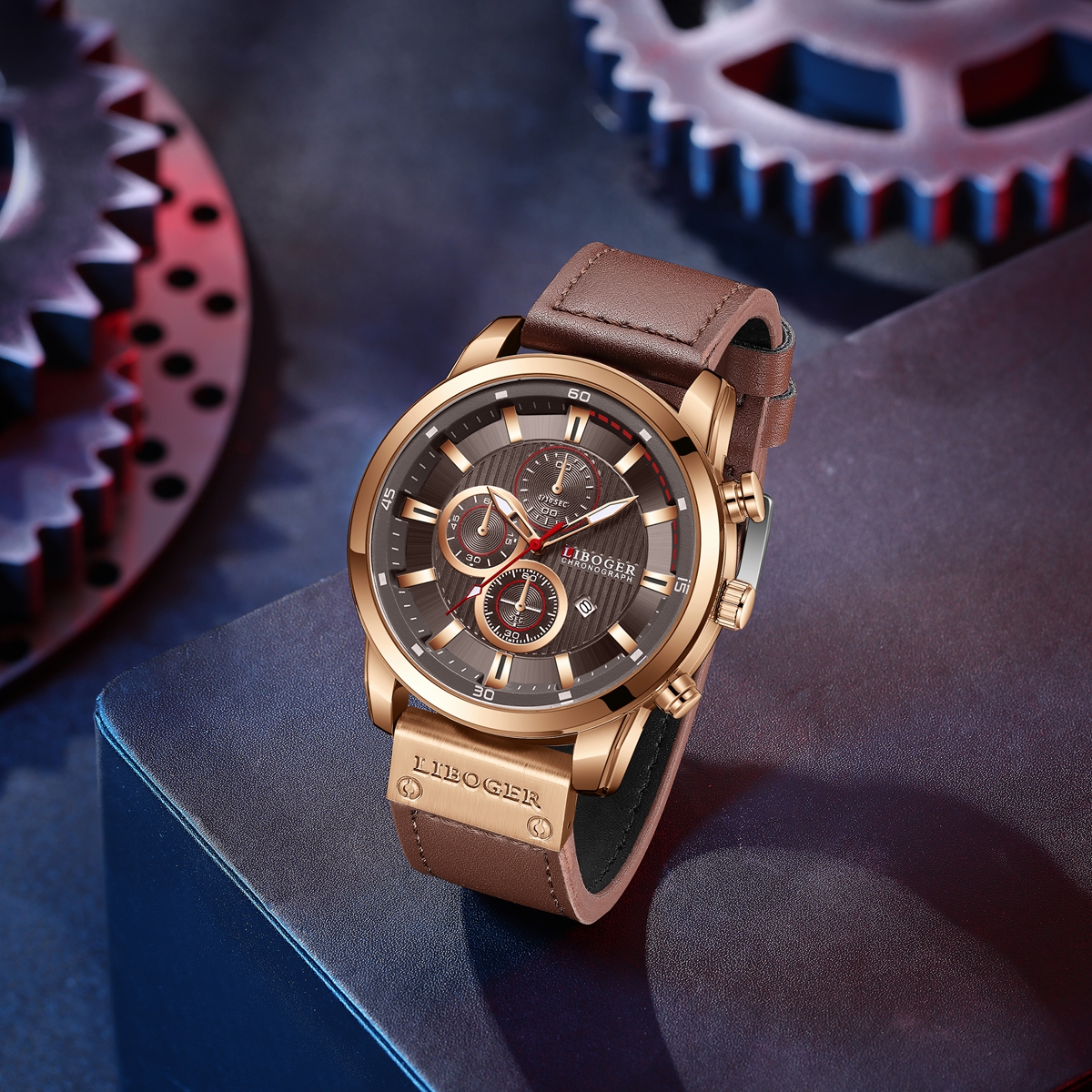 Business Men Quartz Watch High - مراجعة Leather Watch Band Men وسعره