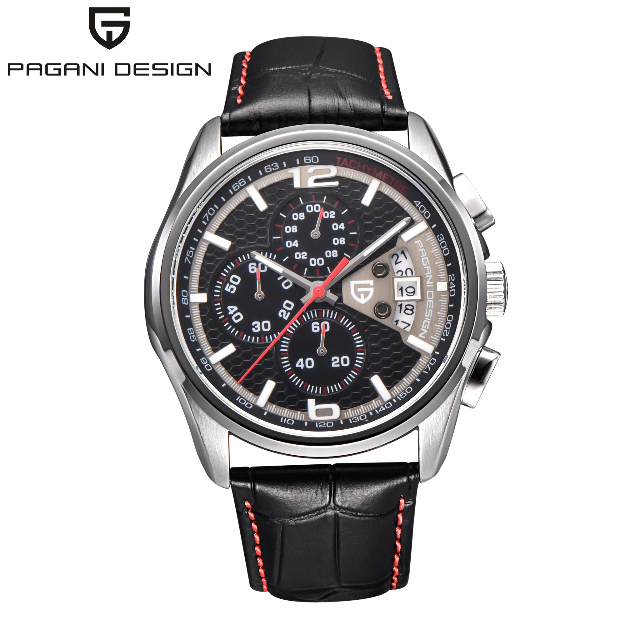 Pagani PD3306 Mens Quartz Watc - مراجعة Leather Watch Band Men وسعره