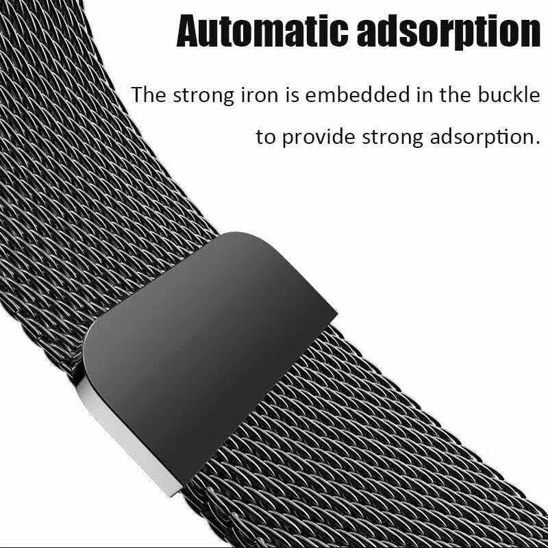 Strap For Xiaomi Mi Band 8 9 a - مراجعة Milanese Loop Magnetic وسعره
