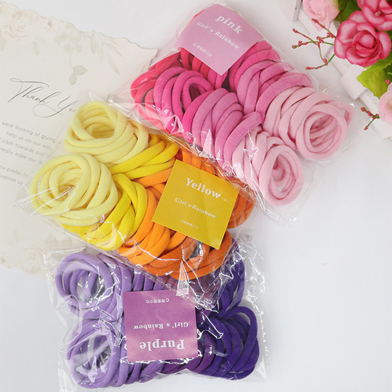 50PCS/Set Women Girls Basic Ha - مراجعة Silicone Band Women وسعره