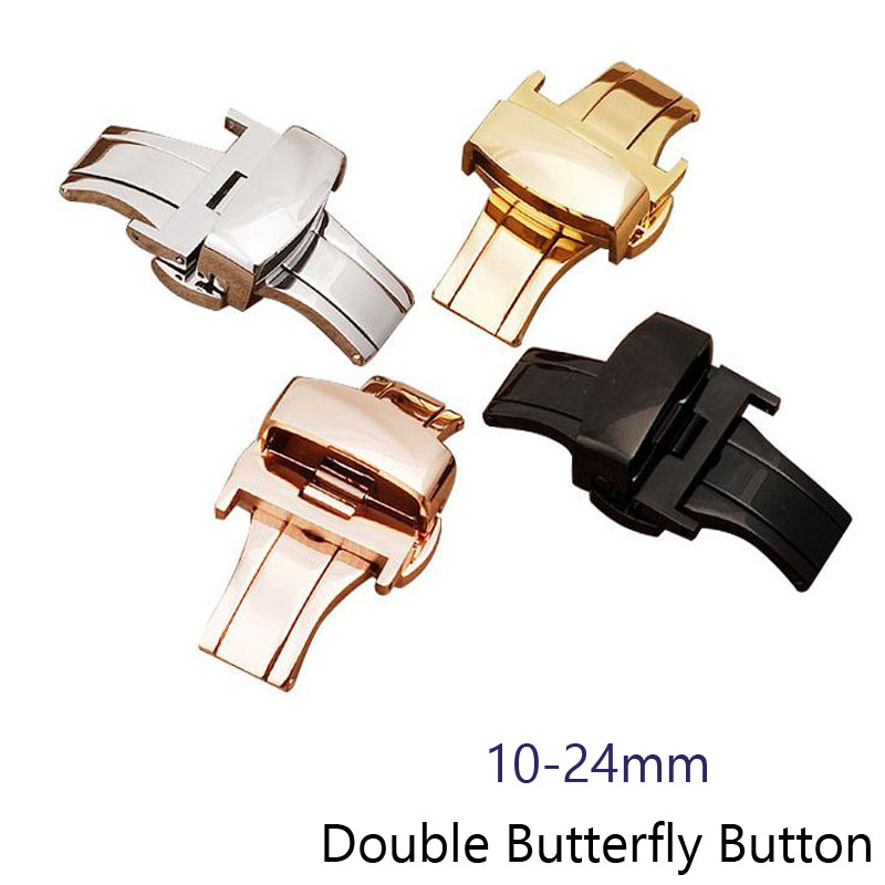 Automatic Double Click Butterf - مراجعة Butterfly Clasp Deployant وسعره
