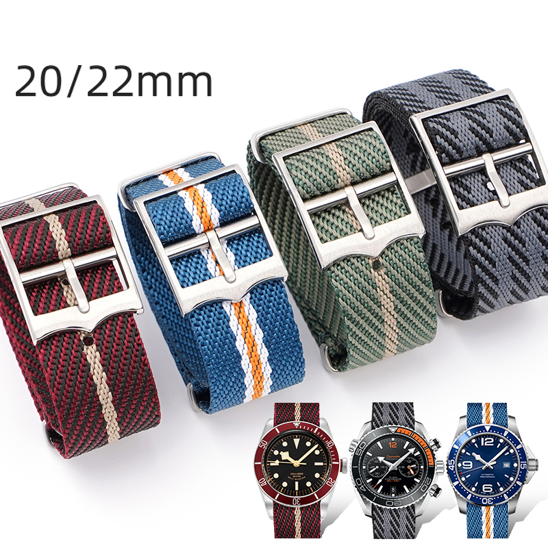 20mm 22mm Weave Canvas Nylon S - مراجعة Nato Strap Nylon وسعره