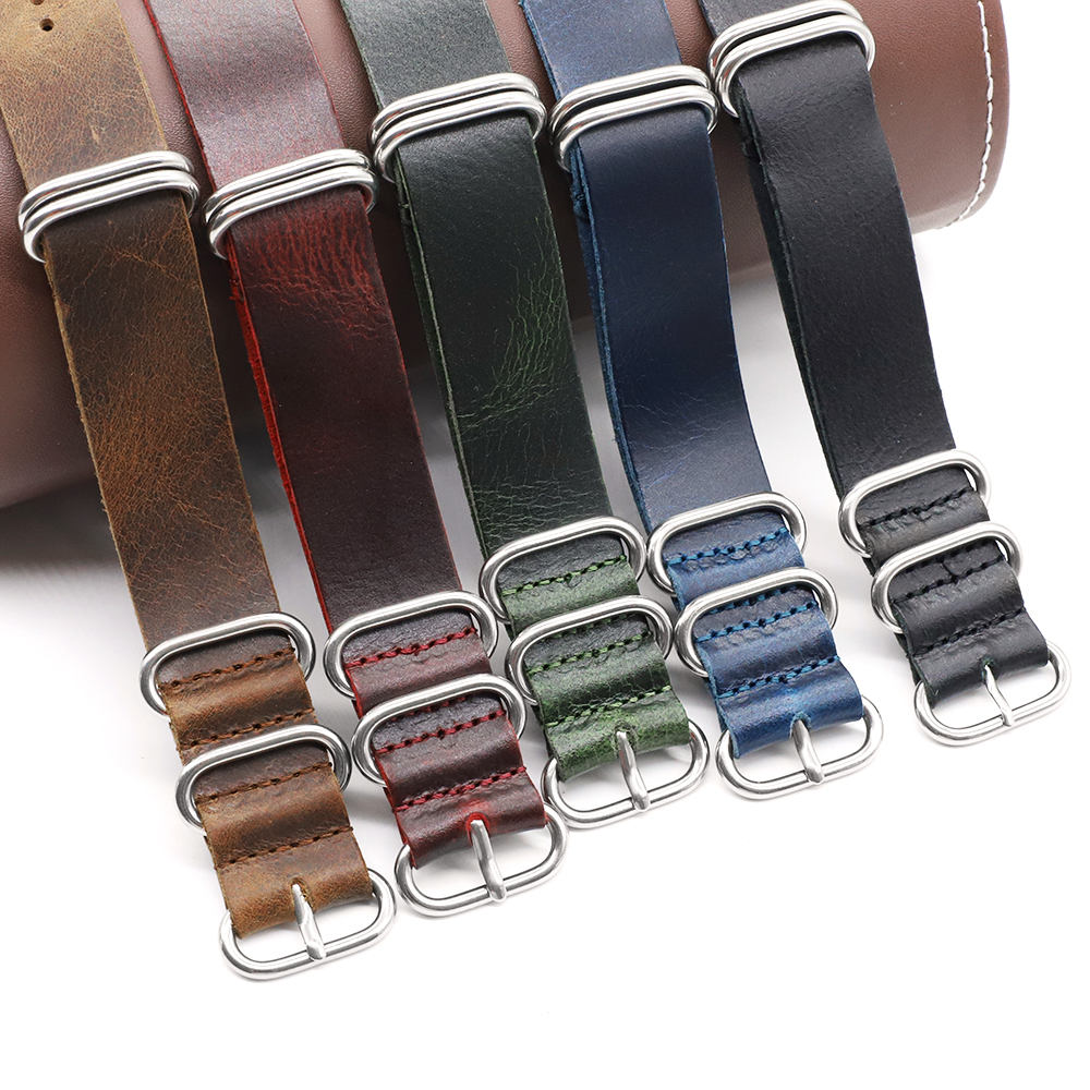 Genuine Leather Watch Band 18m - مراجعة Suede Strap Watch وسعره
