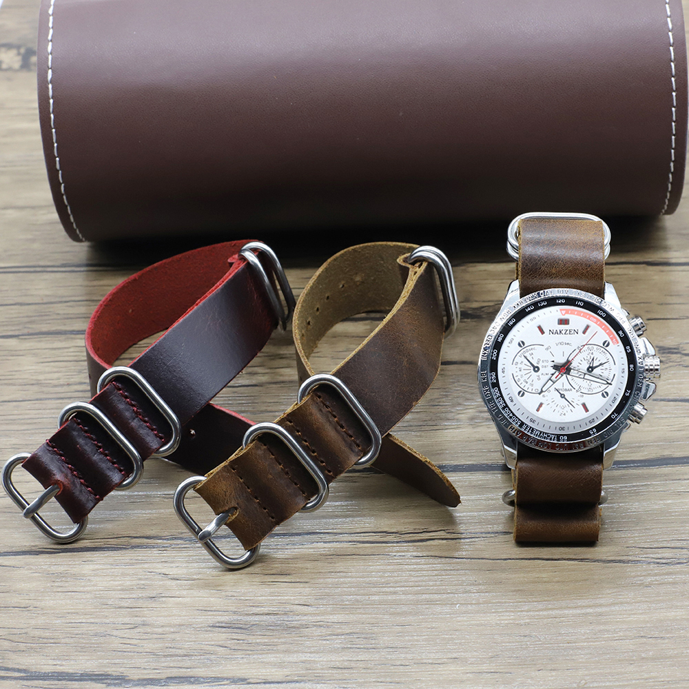 Genuine Leather Watch Band 18m - مراجعة Suede Strap Watch وسعره