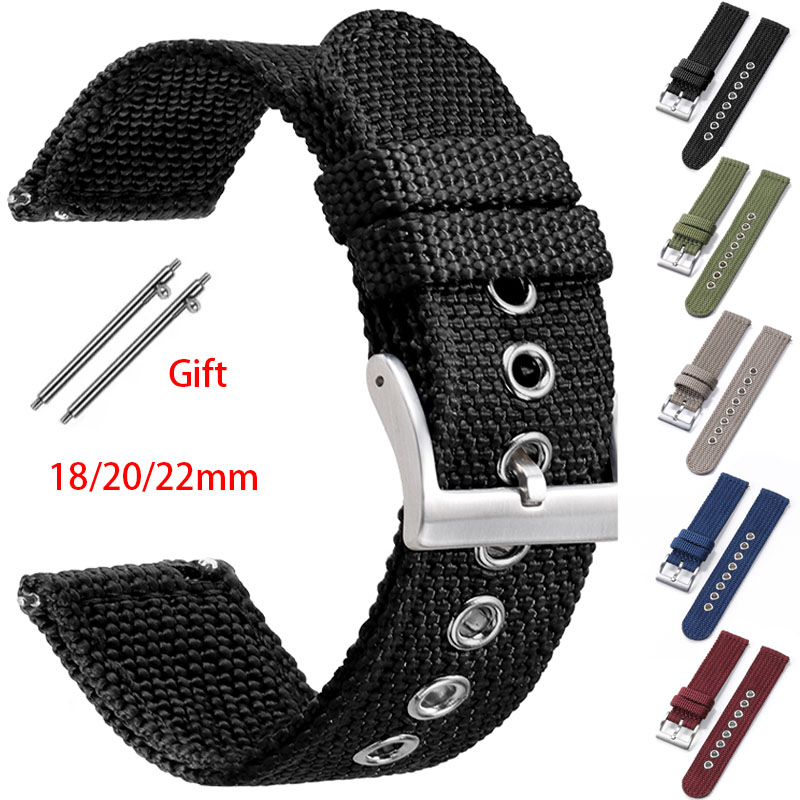 Nylon Strap 18mm 20mm 22mm Ban - مراجعة Nato Strap Nylon وسعره
