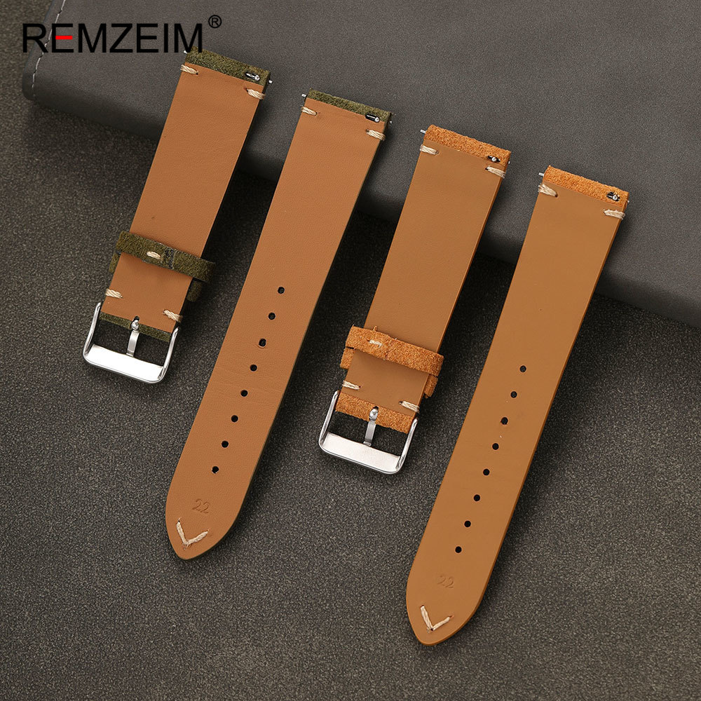 Unisex Suede Leather Watch Bel - مراجعة Suede Strap Watch وسعره