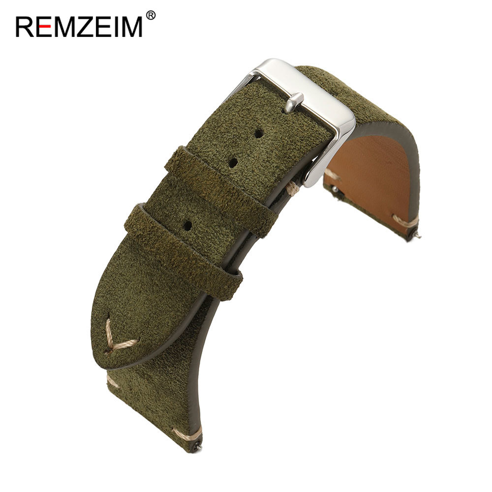 Unisex Suede Leather Watch Bel - مراجعة Suede Strap Watch وسعره