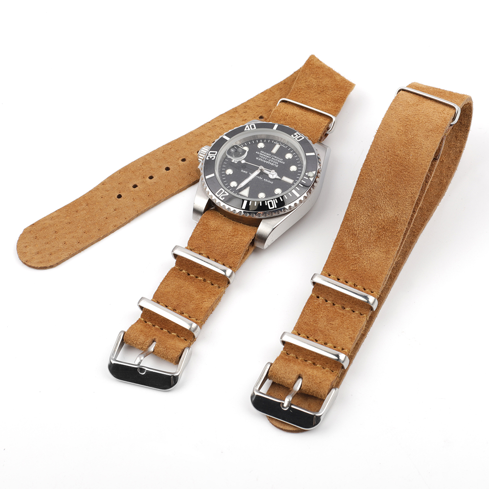 Soft Retro Suede Genuine Leath - مراجعة Suede Strap Watch وسعره