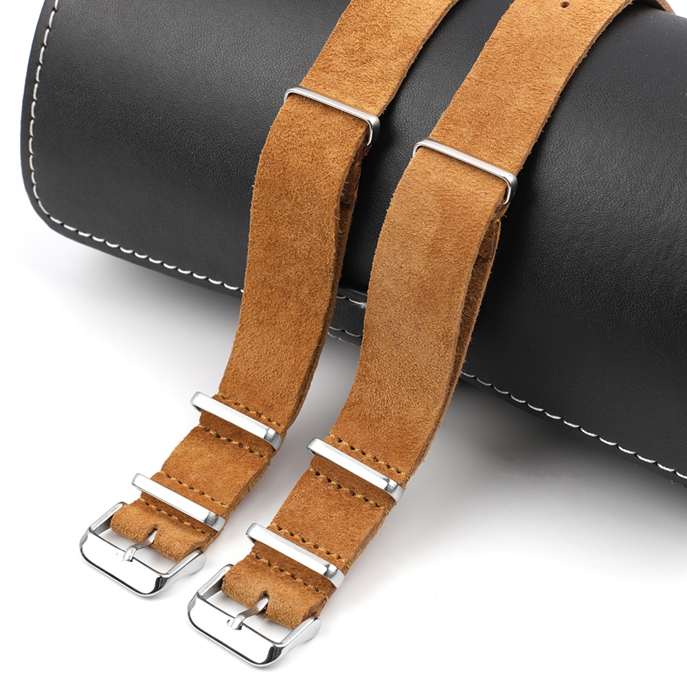 Soft Retro Suede Genuine Leath - مراجعة Suede Strap Watch وسعره