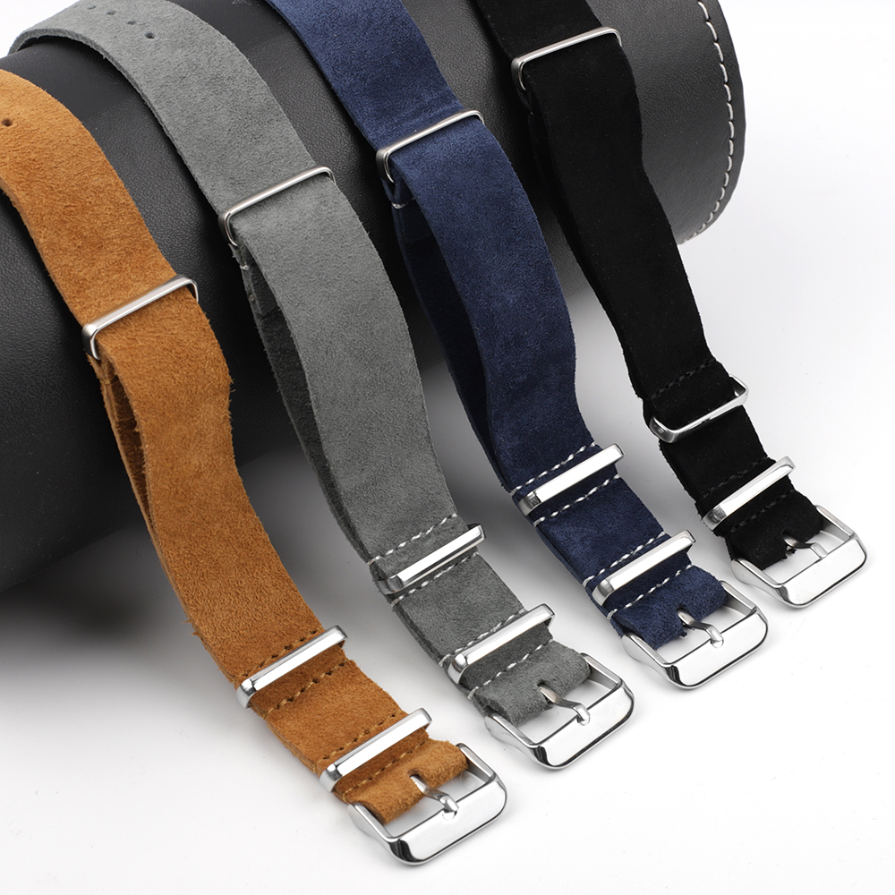 Soft Retro Suede Genuine Leath - مراجعة Suede Strap Watch وسعره