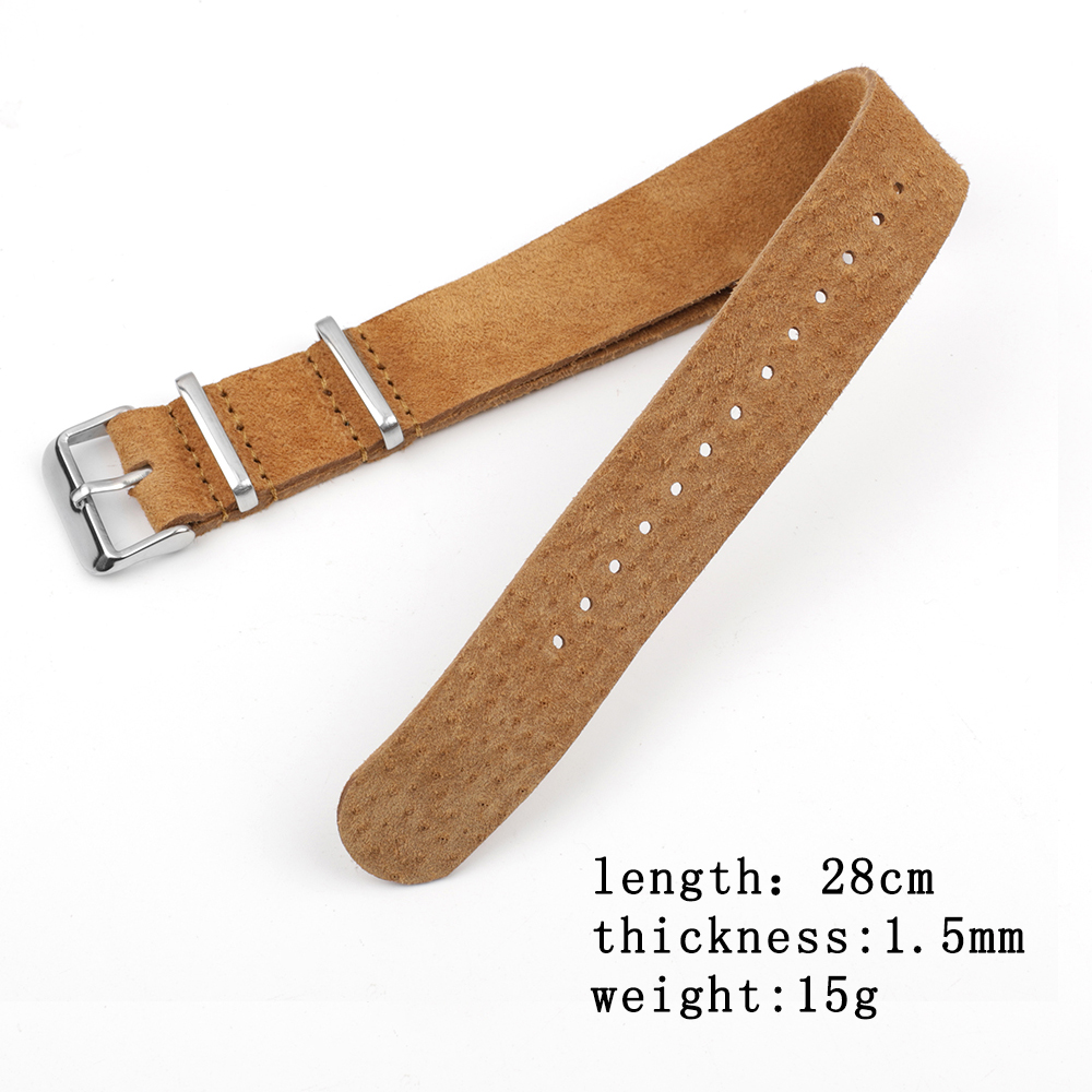 Soft Retro Suede Genuine Leath - مراجعة Suede Strap Watch وسعره