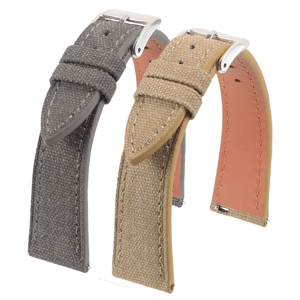 Handcrafted Slim Watch Strap 2 - مراجعة Canvas Strap Watch وسعره