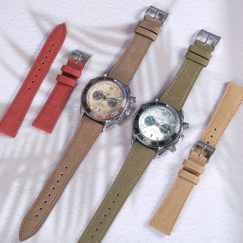 Handcrafted Slim Watch Strap 2 - مراجعة Canvas Strap Watch وسعره